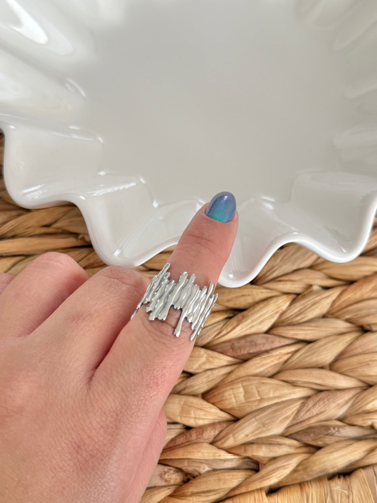 Paige silver ring