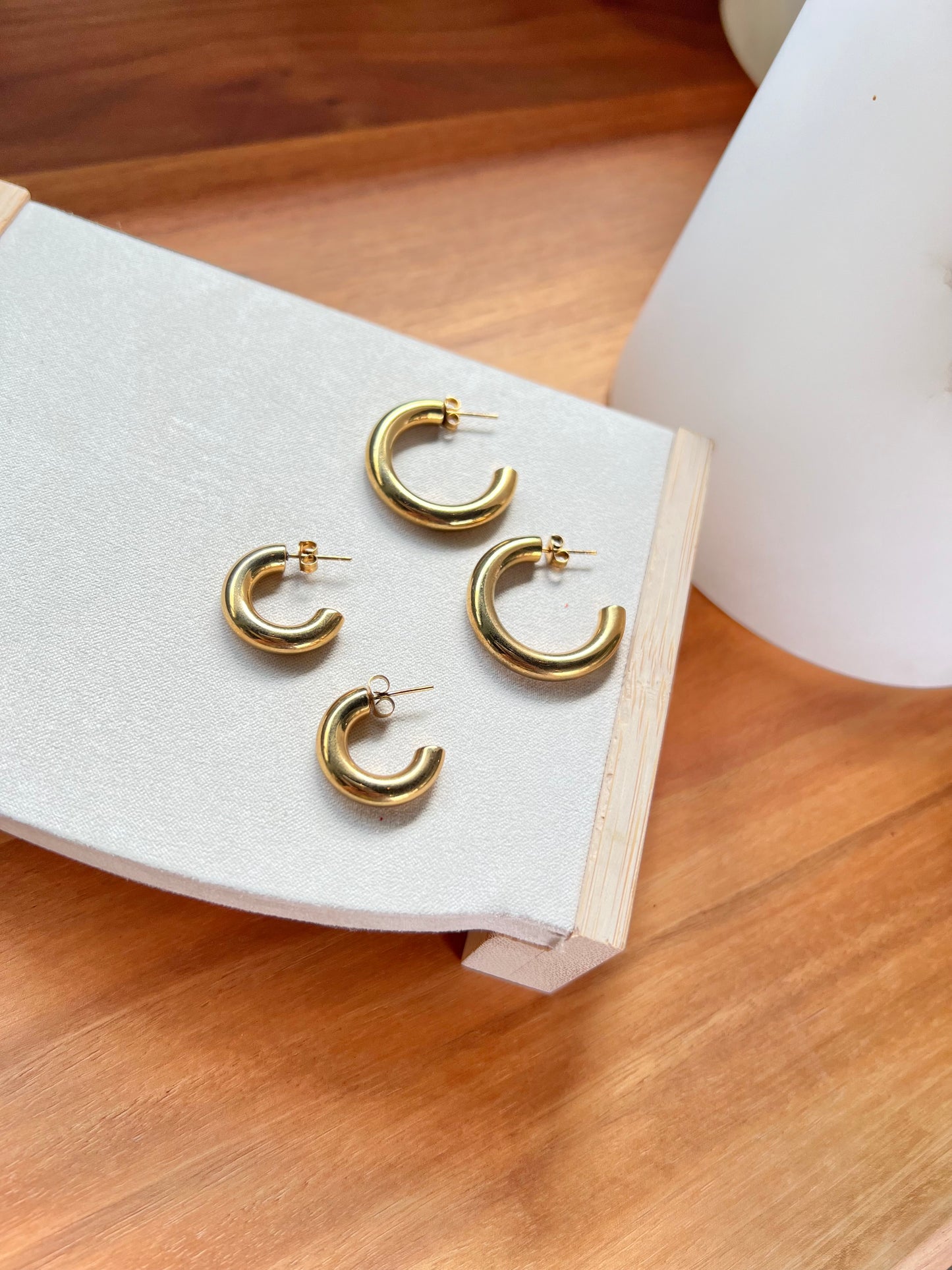 Golden hoops