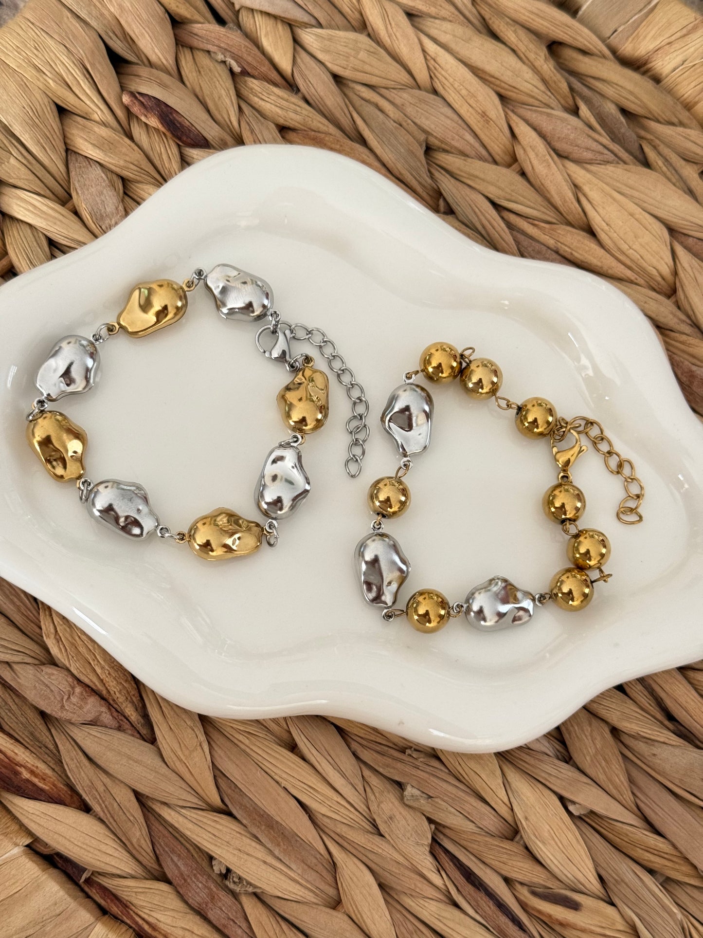 Rockies double tone bracelet