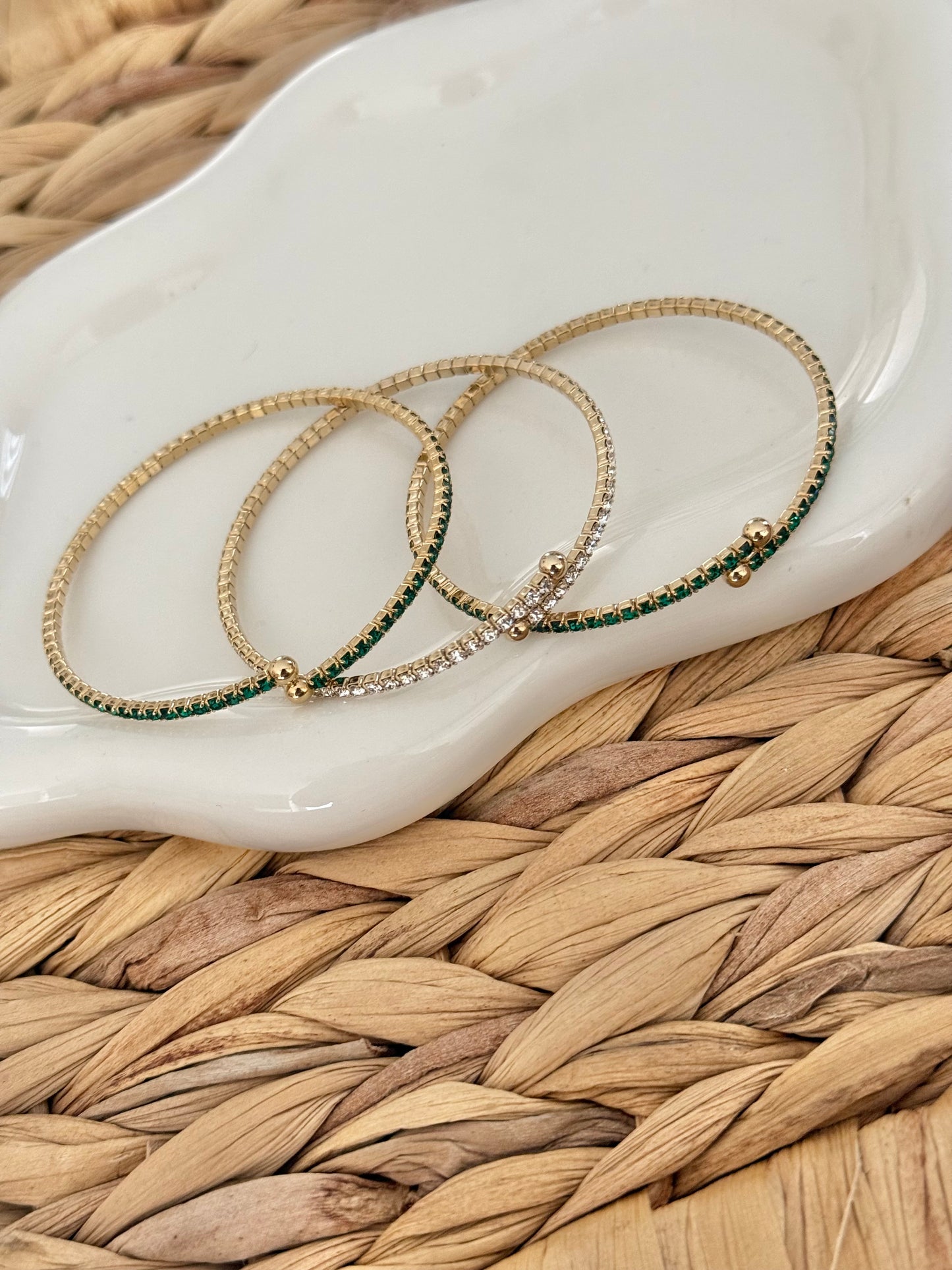 3 pack zirconia bracelet