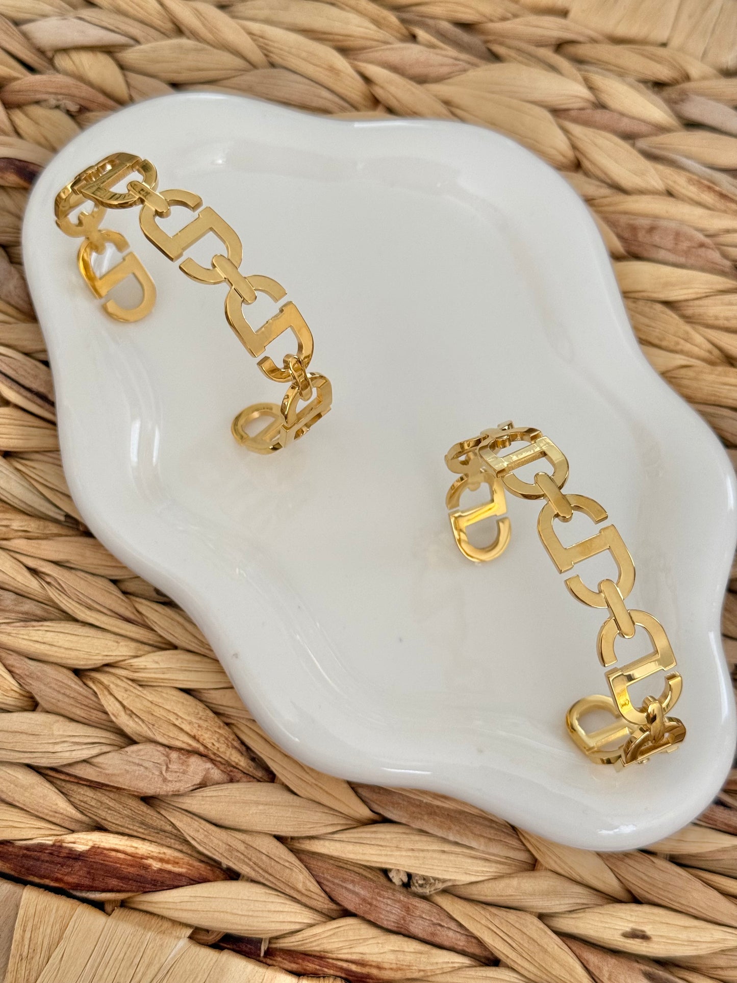 CD cuff bracelet
