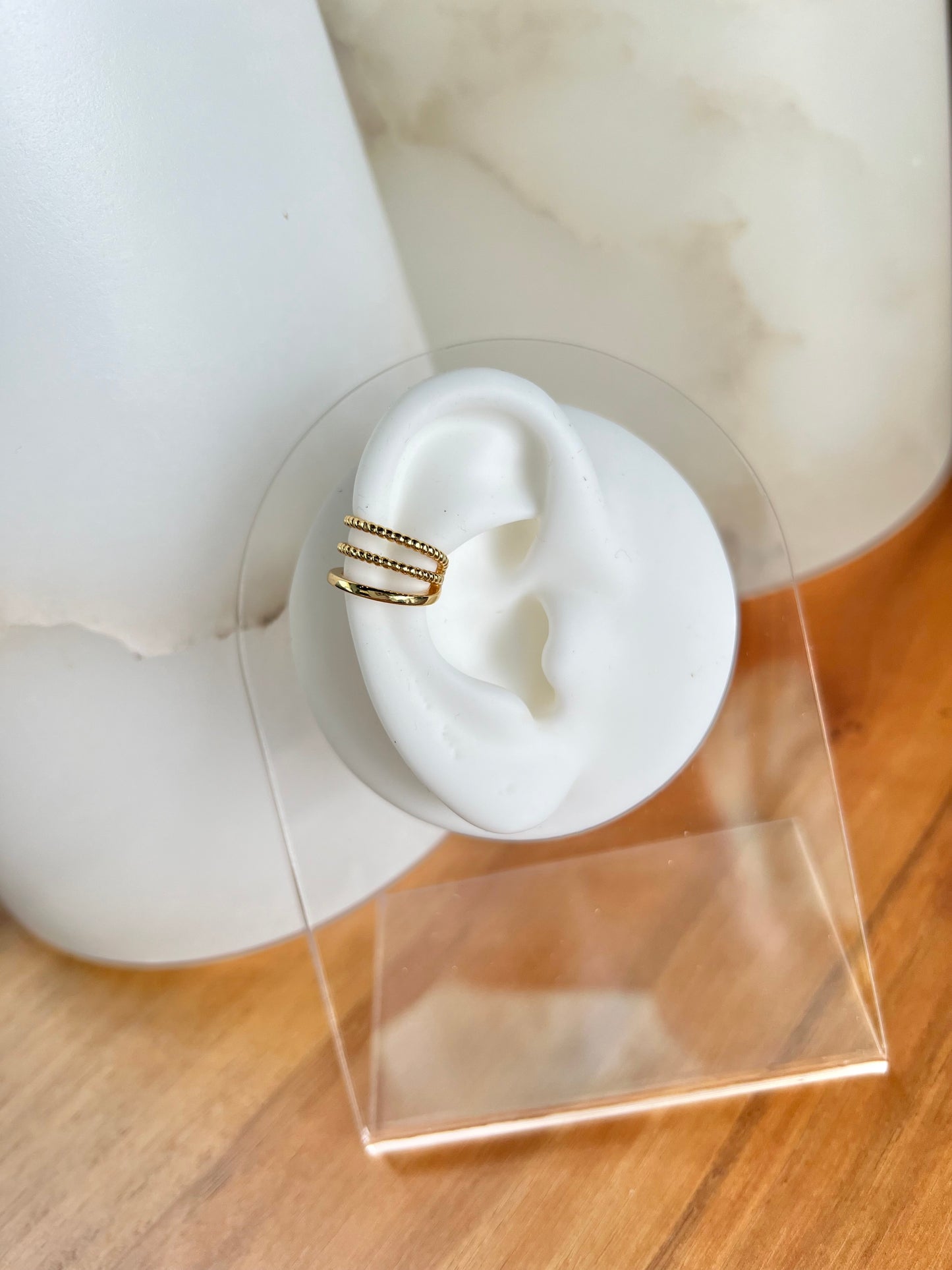 Triple line ear cuff
