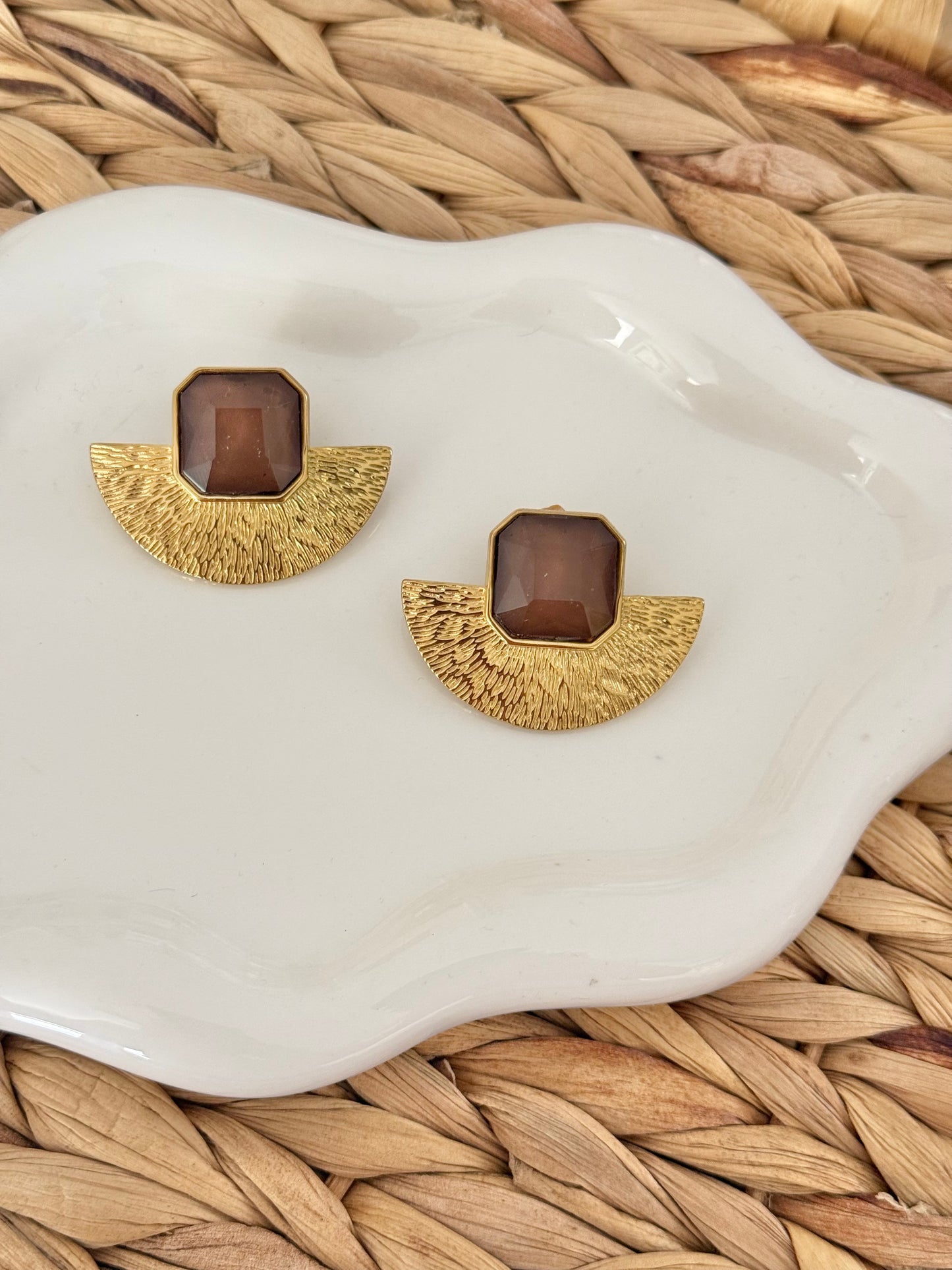 Autumn stud earrings