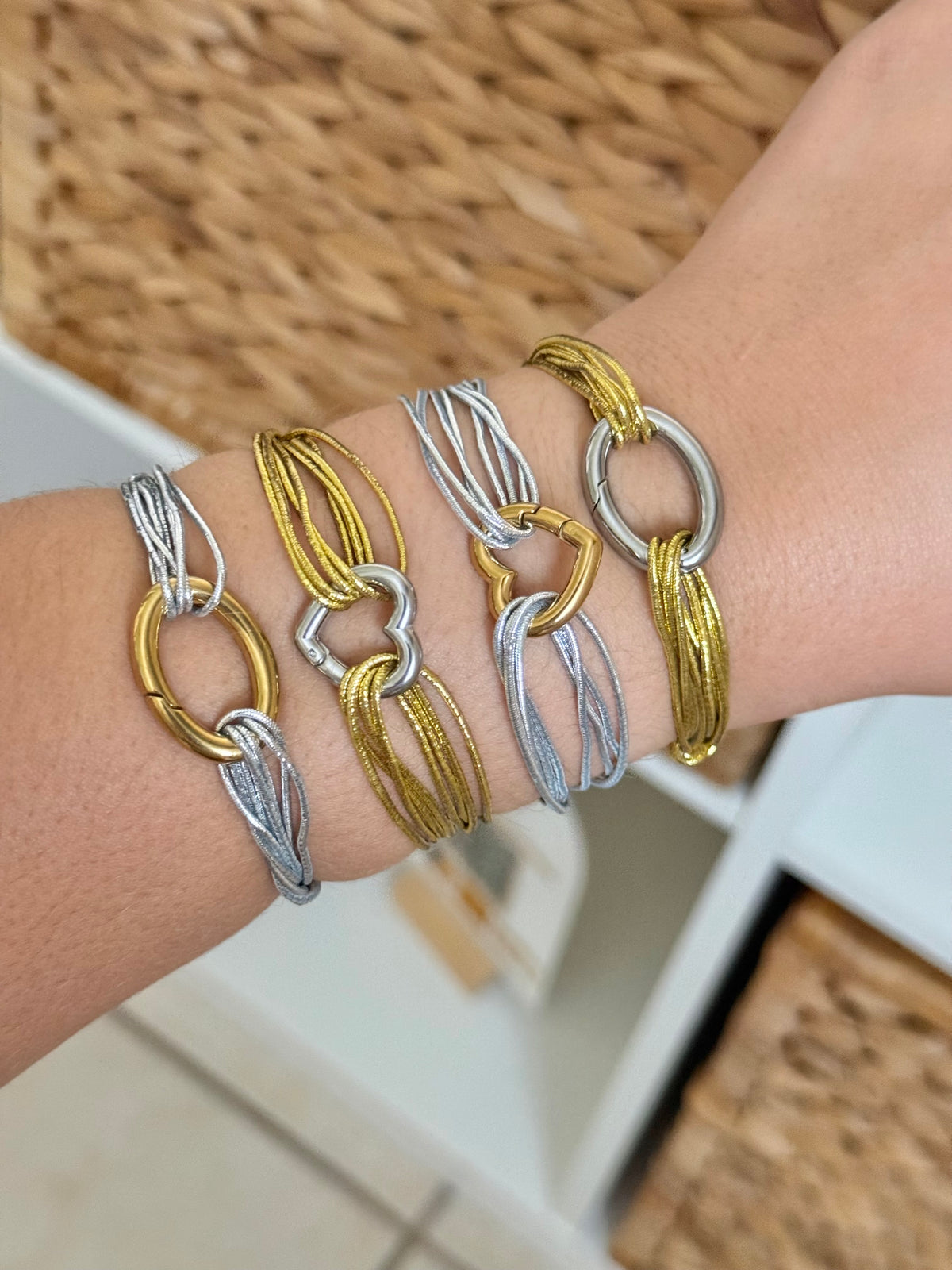 Glitter elastic bracelets 1.0