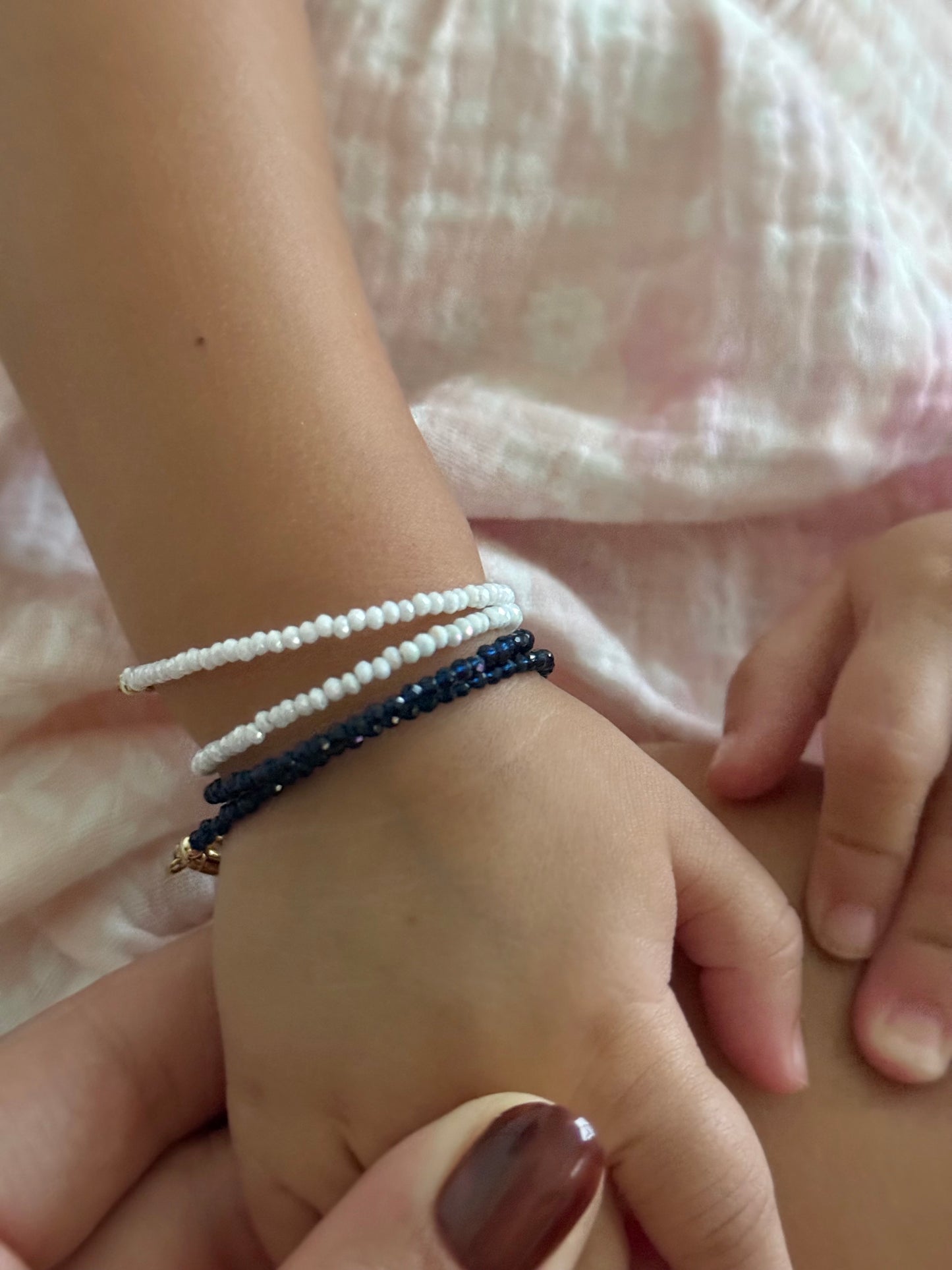 Blue & white baby