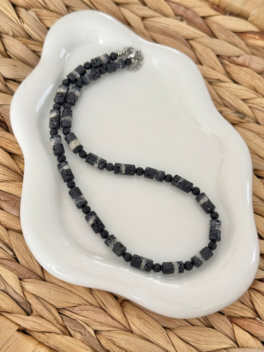 Volcanic necklace