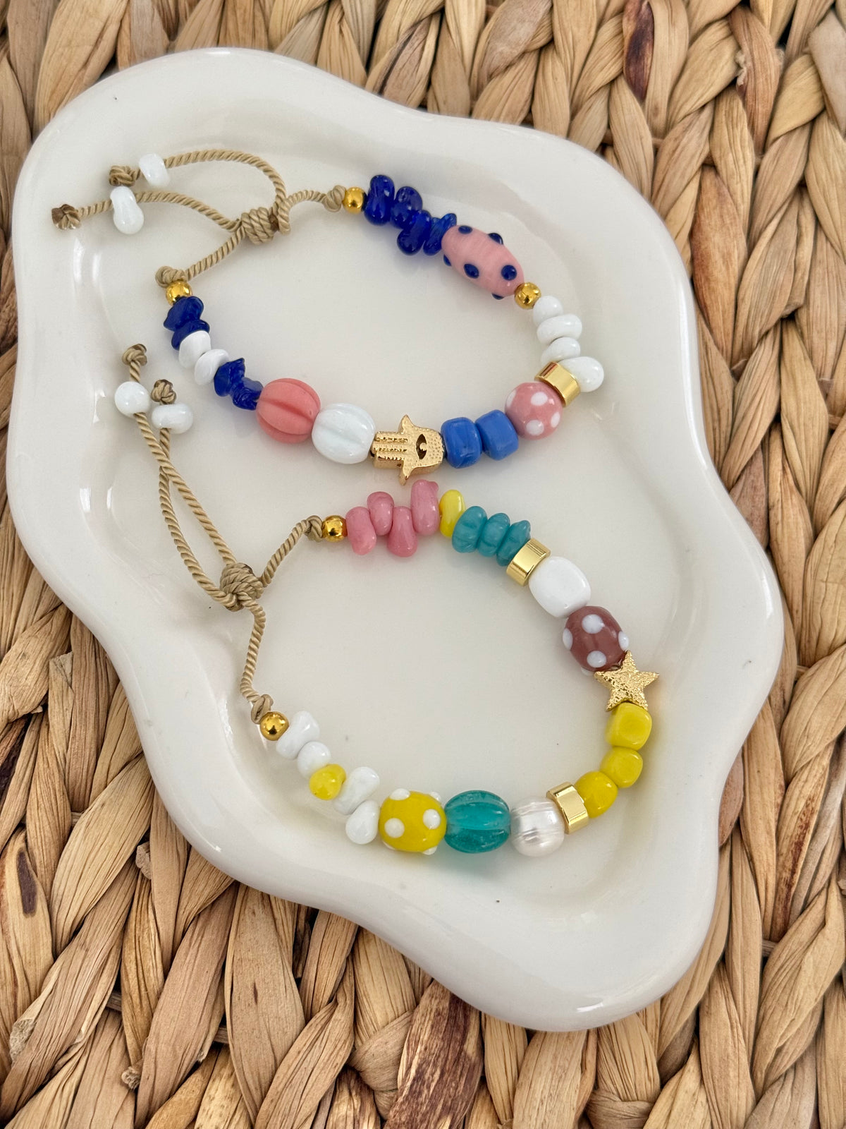 Blue fatima bracelet