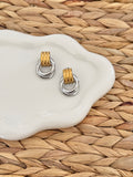 Crossover luxe earrings