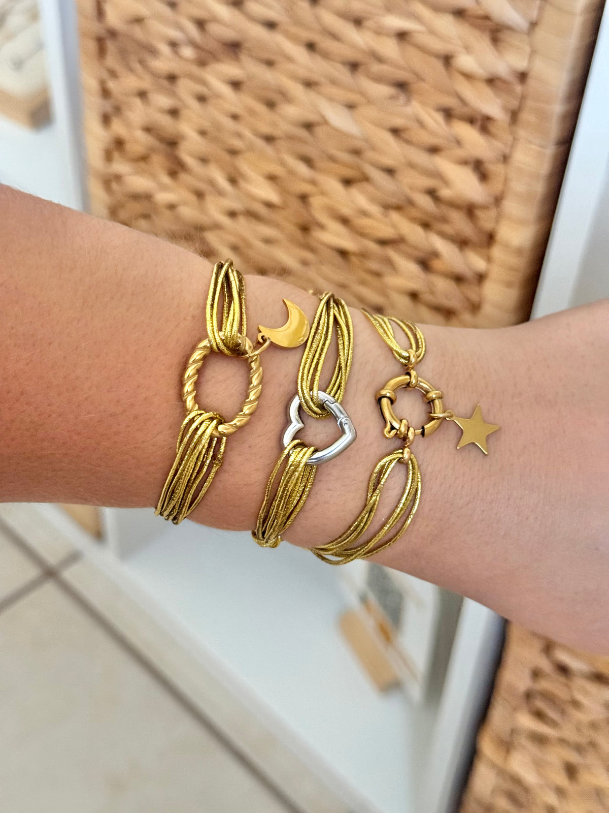 Glitter elastic bracelets 2.0