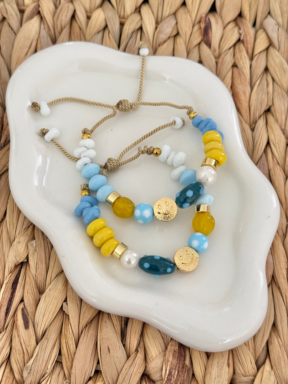 Ocean smiley bracelet