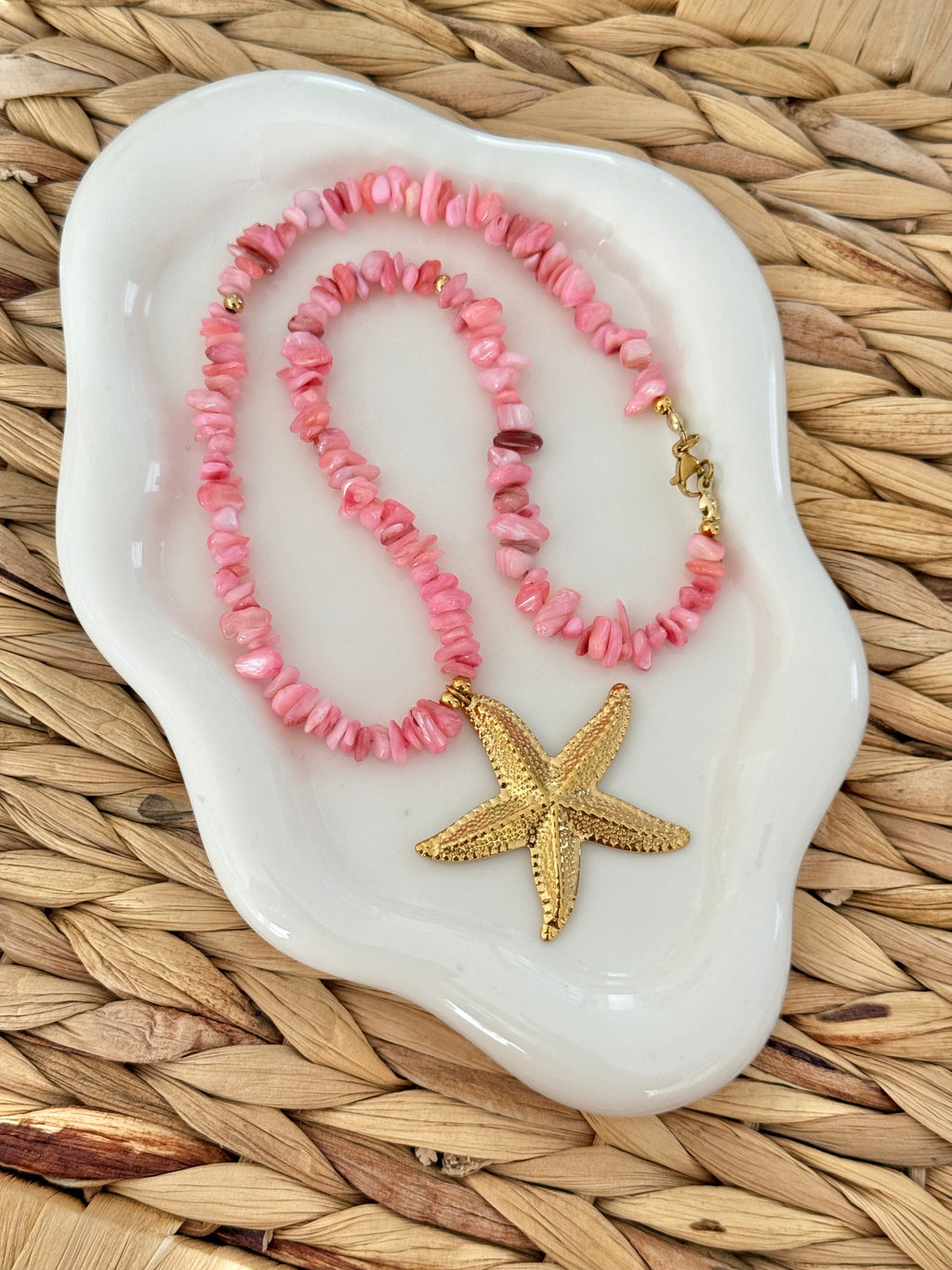 Texture starfish pinky