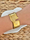 Chunk golden cuff