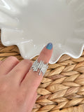 Paige silver ring