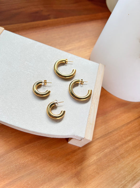 Golden hoops
