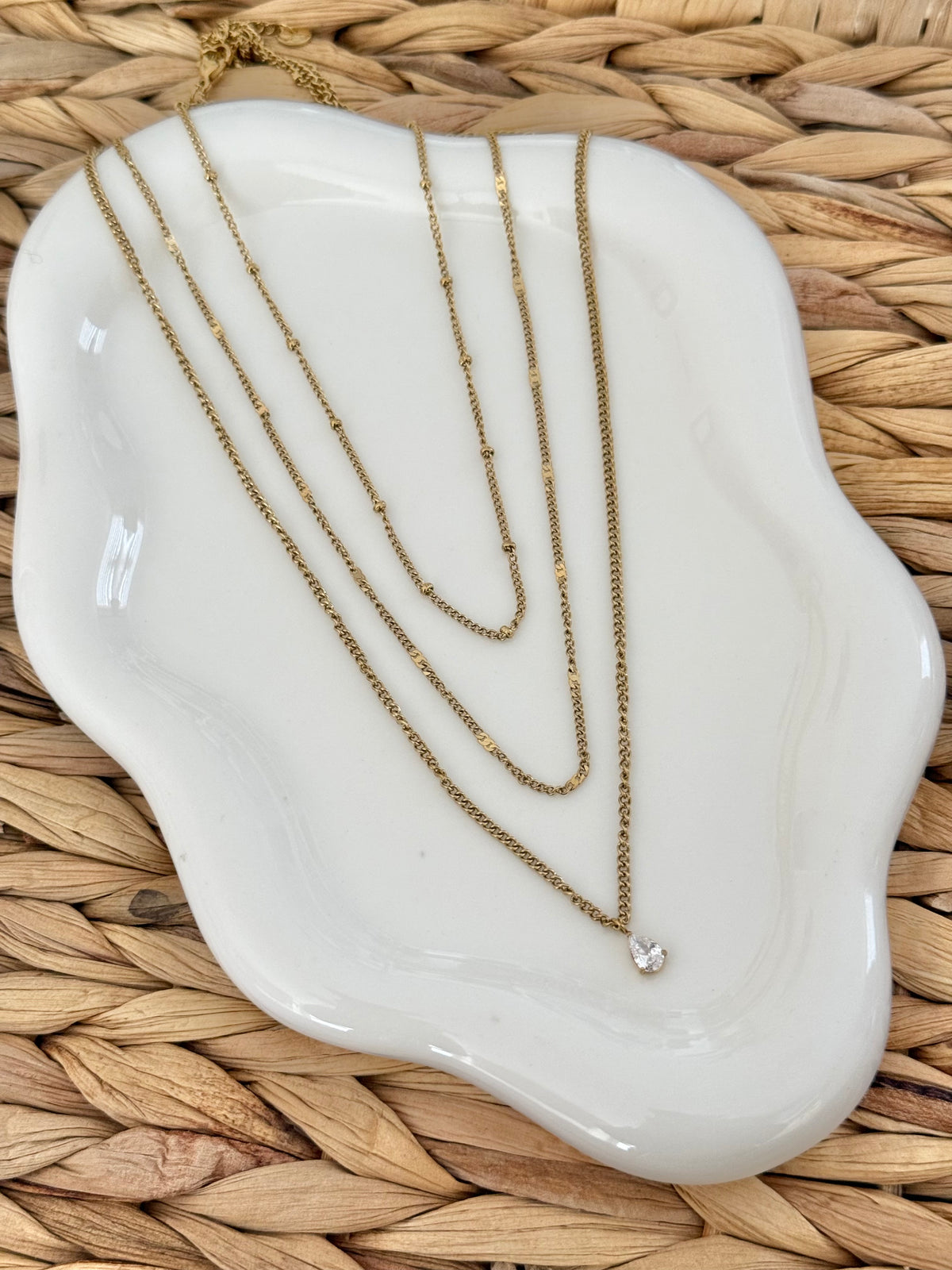 Luxe drop necklace