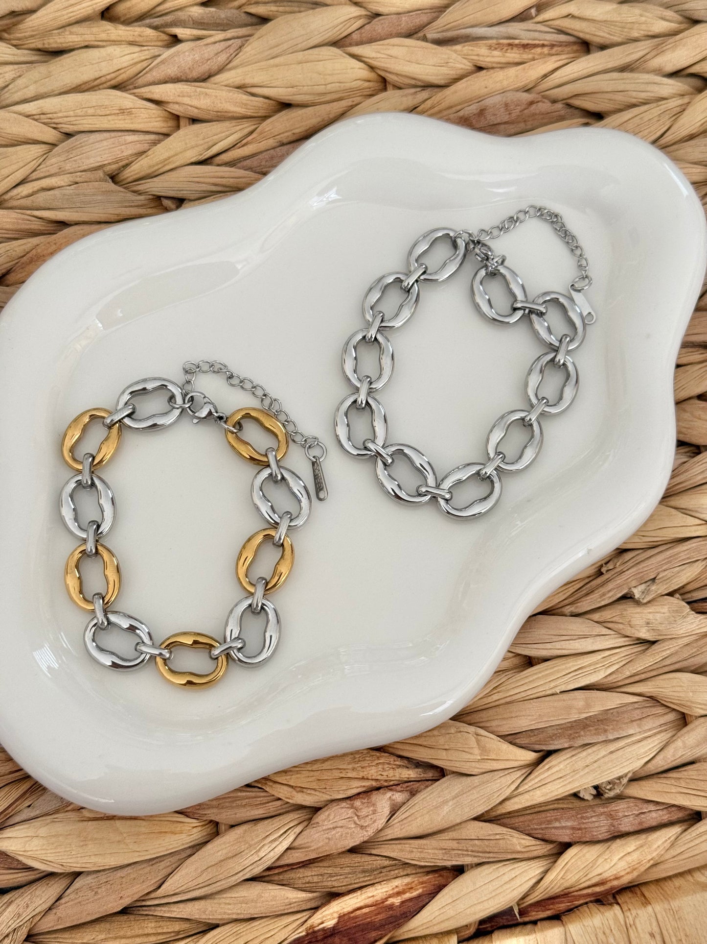 Linked bracelets