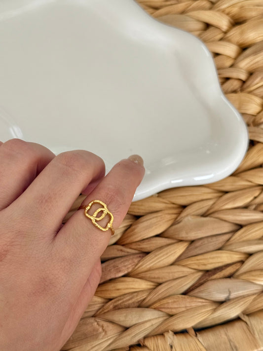 Double circle ring