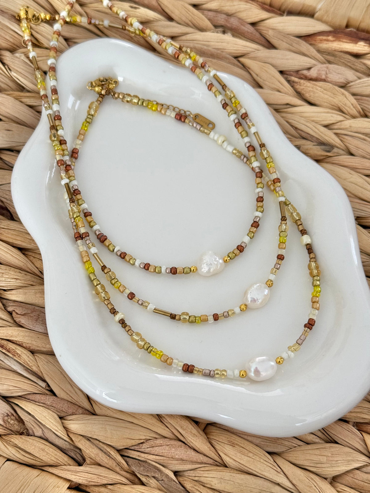 Fall tones necklace
