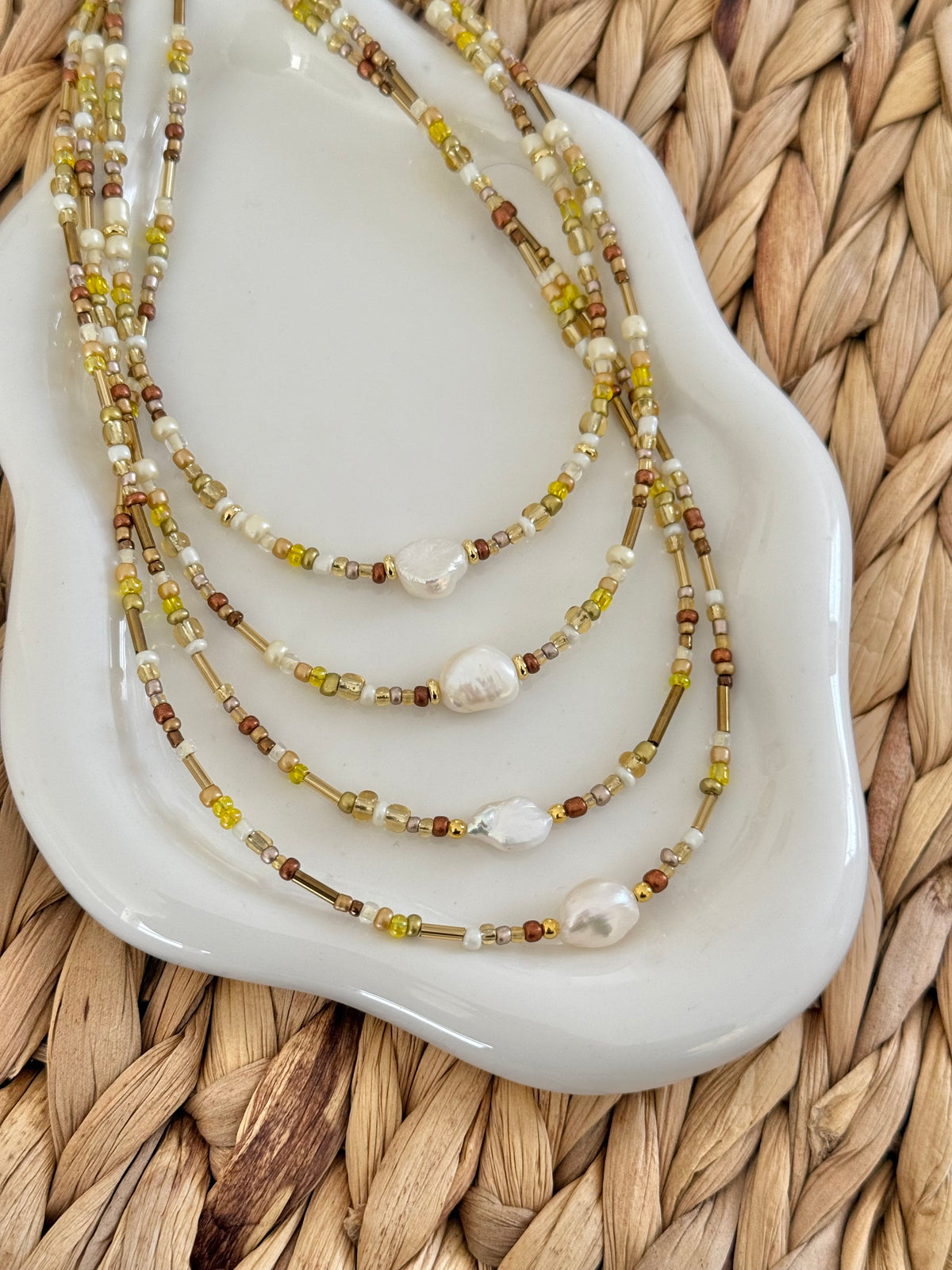 Fall tones necklace
