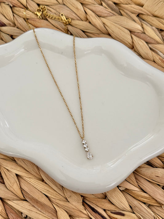 Multi stone necklace