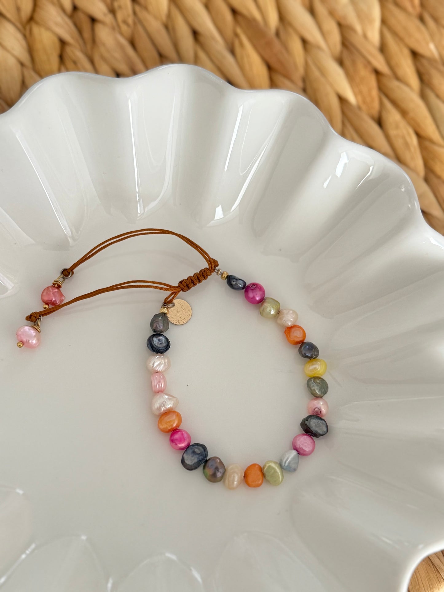Colored pearls
