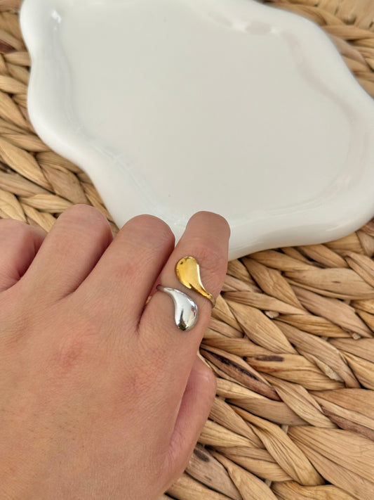 Wave double tone ring