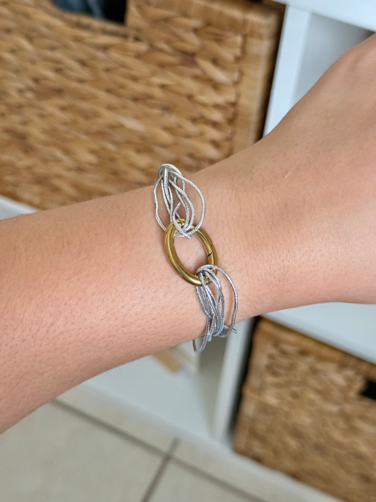 Glitter elastic bracelets 1.0