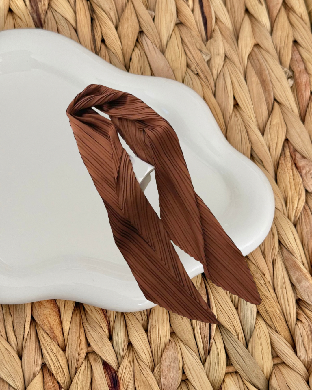 Brown handkerchief