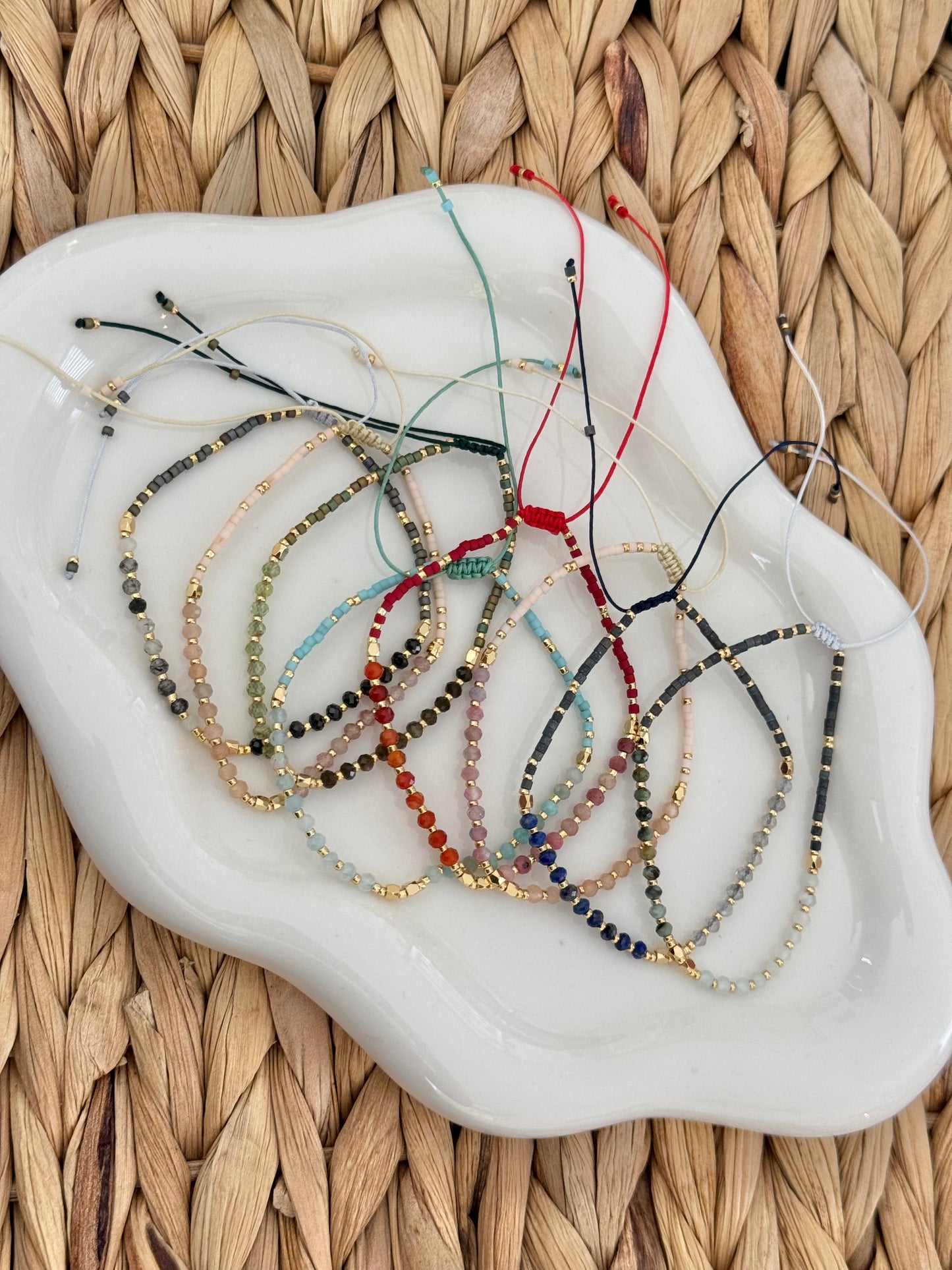 Semiprecious bracelets