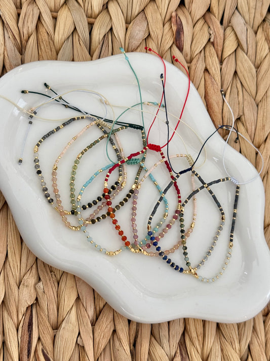 Semiprecious bracelets