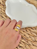 Lightning double tone ring