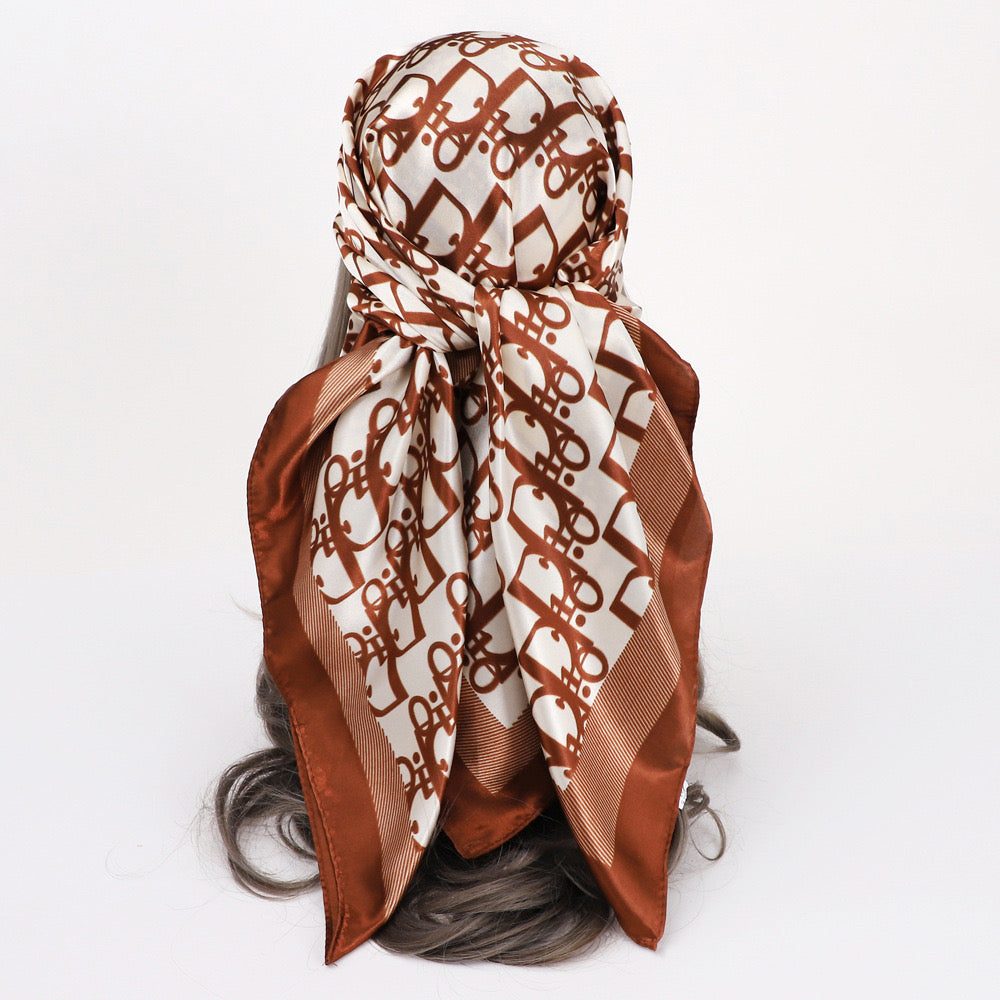 Dior brown handkerchief
