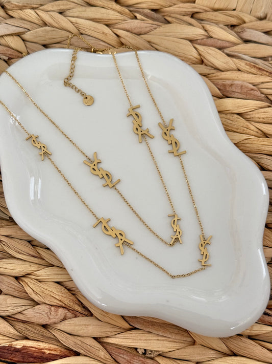 Ysaint gold necklace