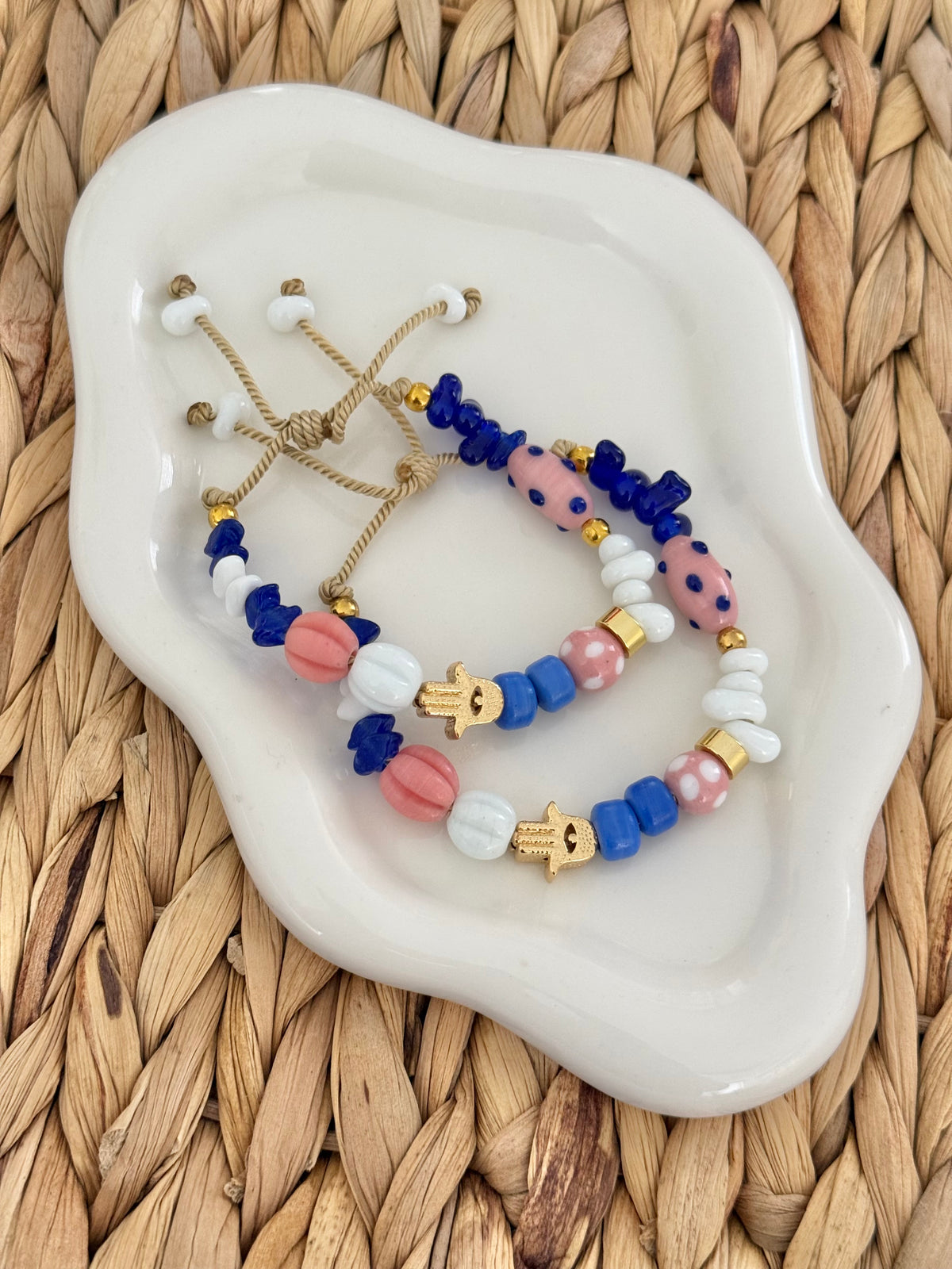 Blue fatima bracelet