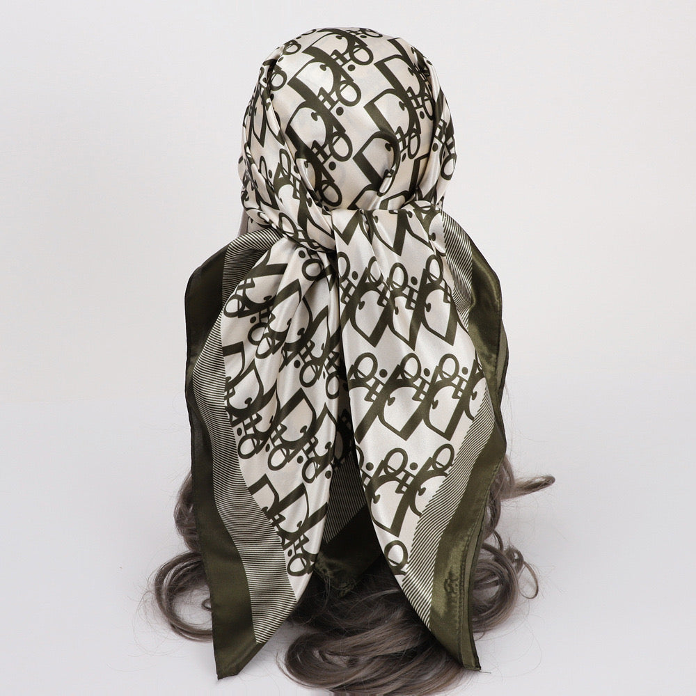 Dior green handkerchief