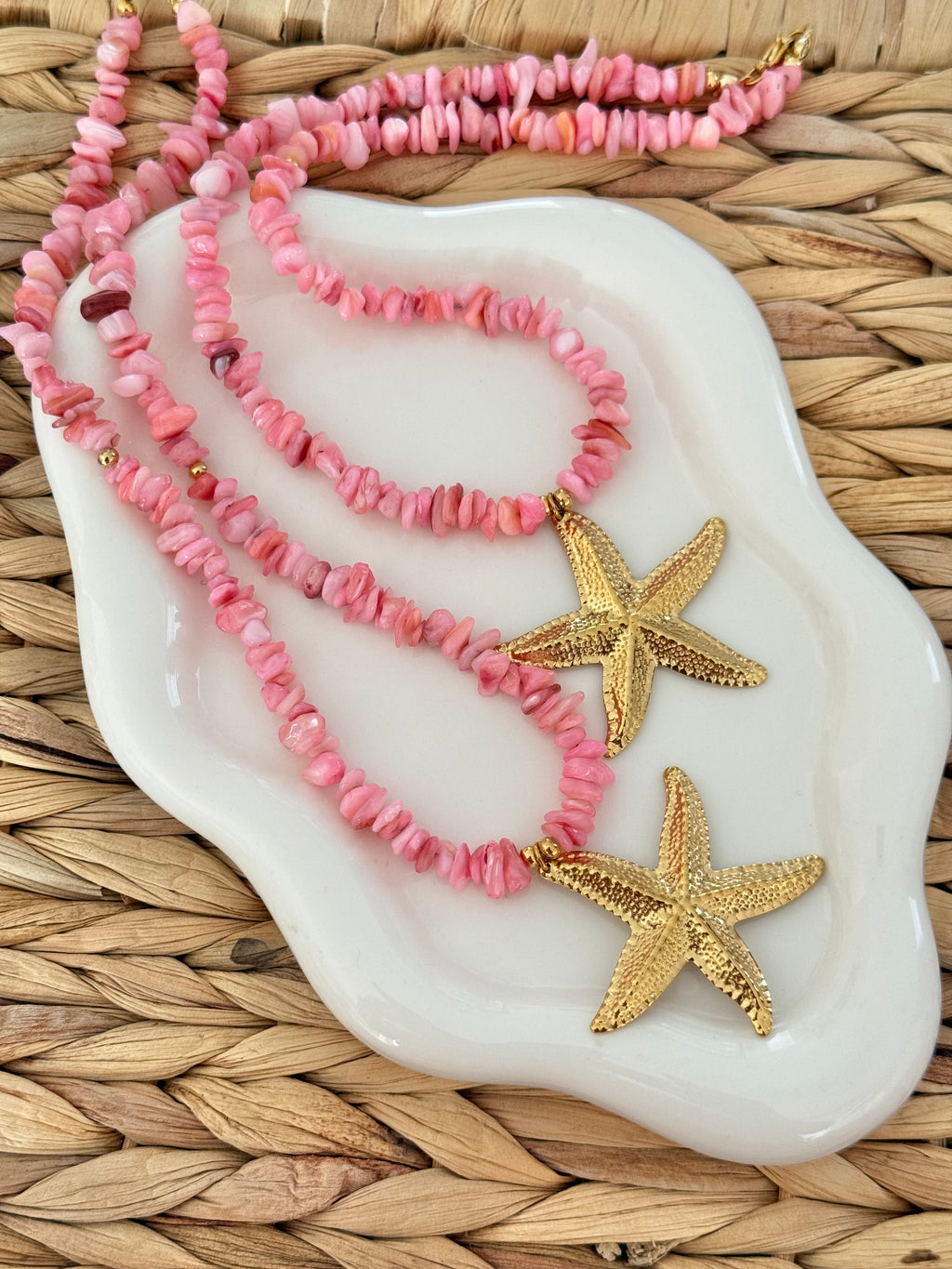 Texture starfish pinky