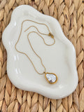 Rock pearl necklace