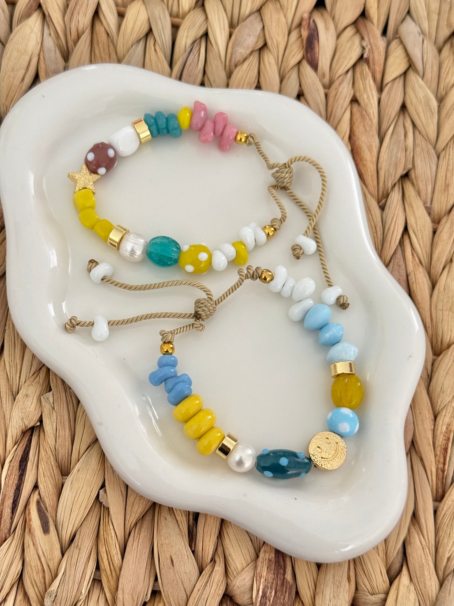 Ocean smiley bracelet