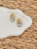 Wrap links earrings