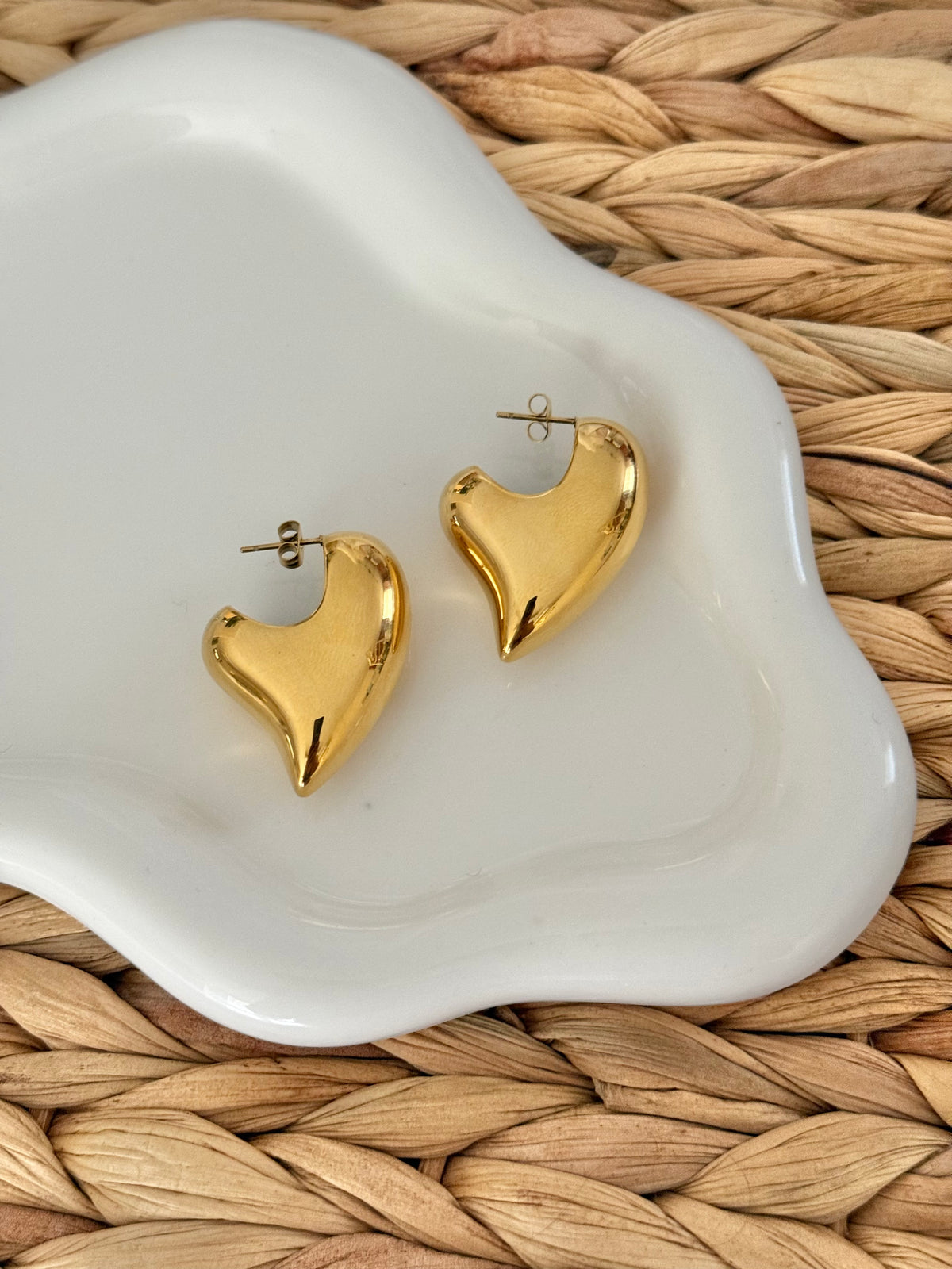 Sacred heart earrings