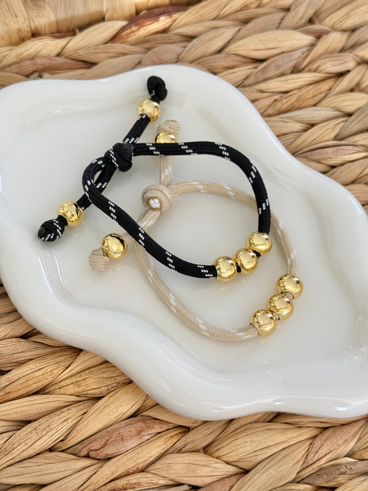 Three ball bracelet