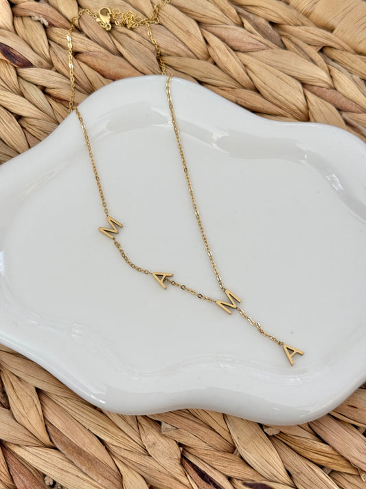 Mamá lariat necklace