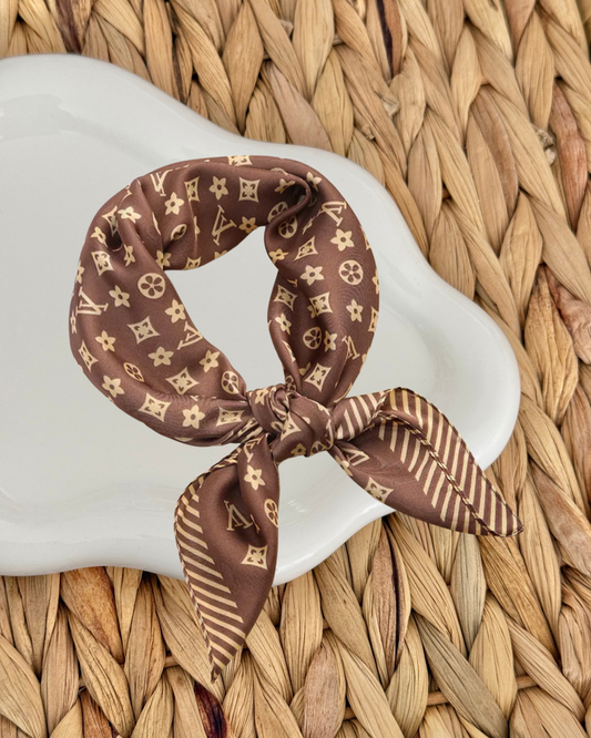 LV brown handkerchiefs
