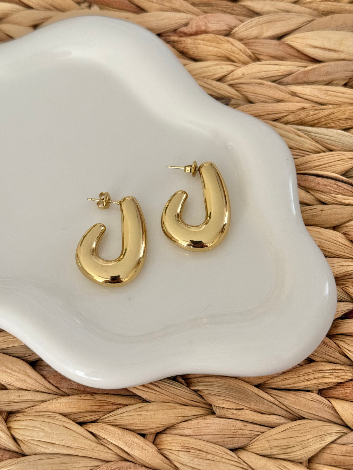 Bold chunky hoops