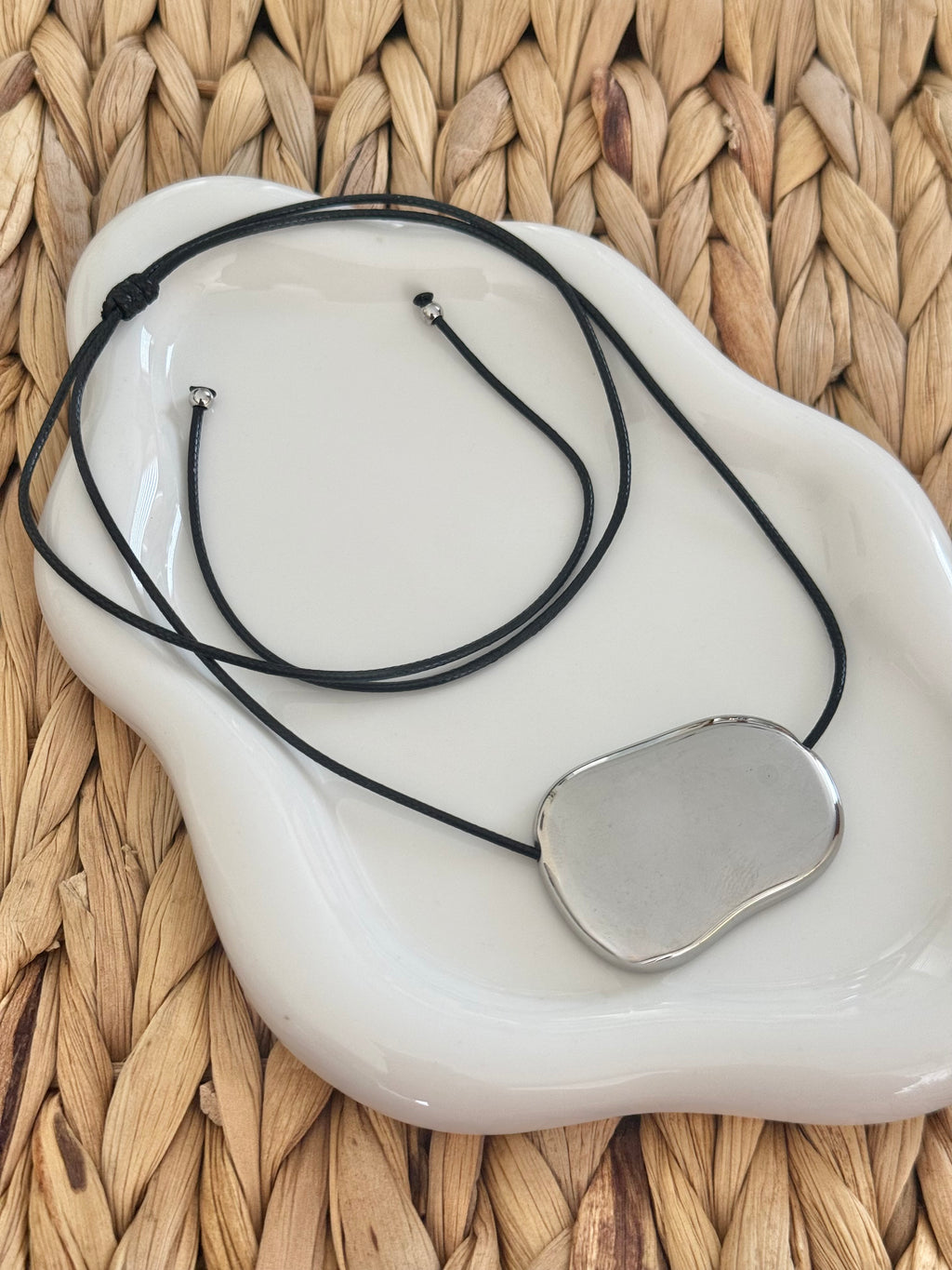 Rock silver leather
