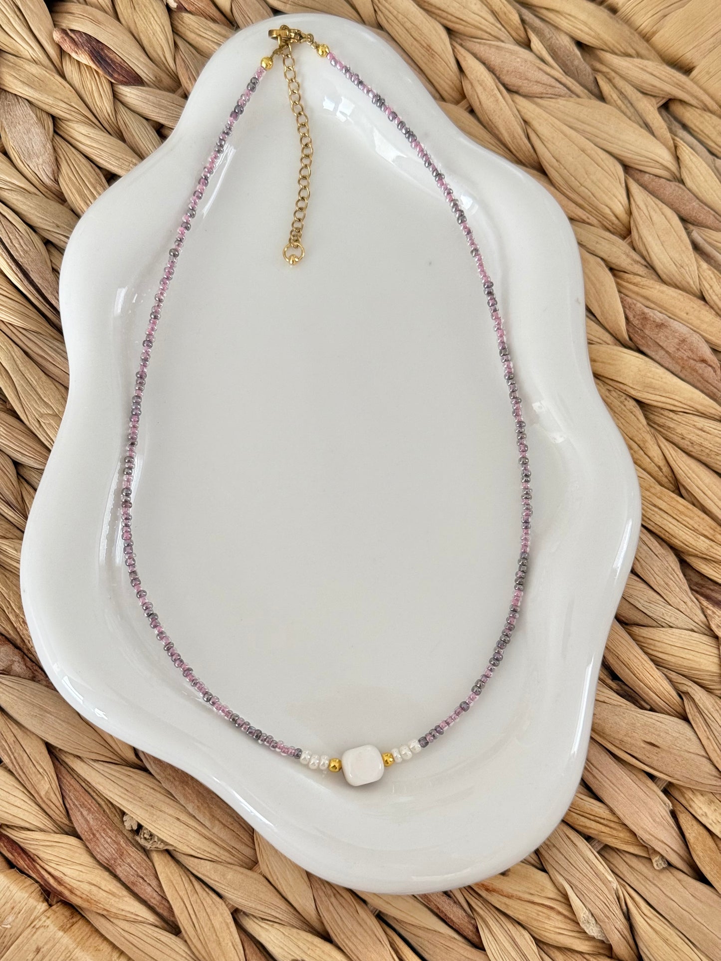 Seed beads necklaces
