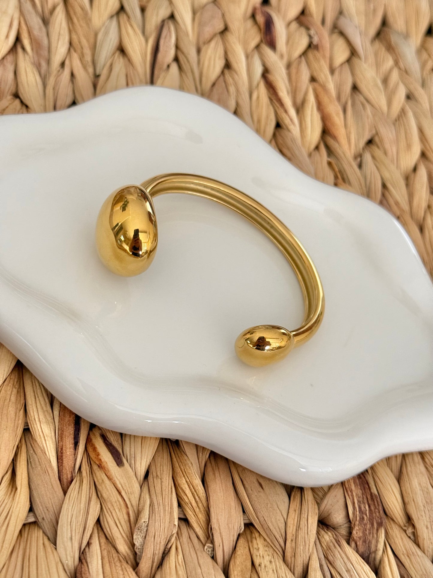 Bold golden cuff
