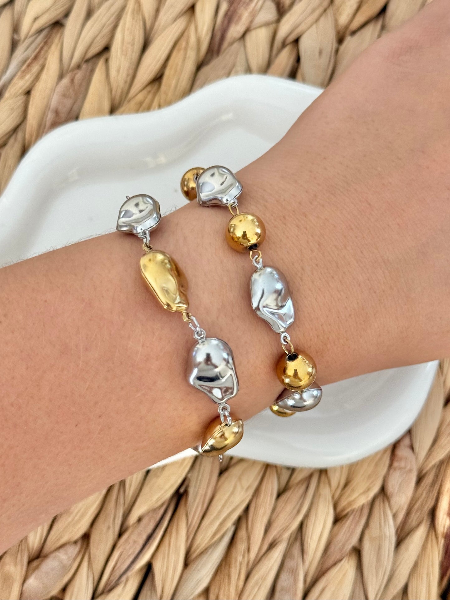 Rockies double tone bracelet
