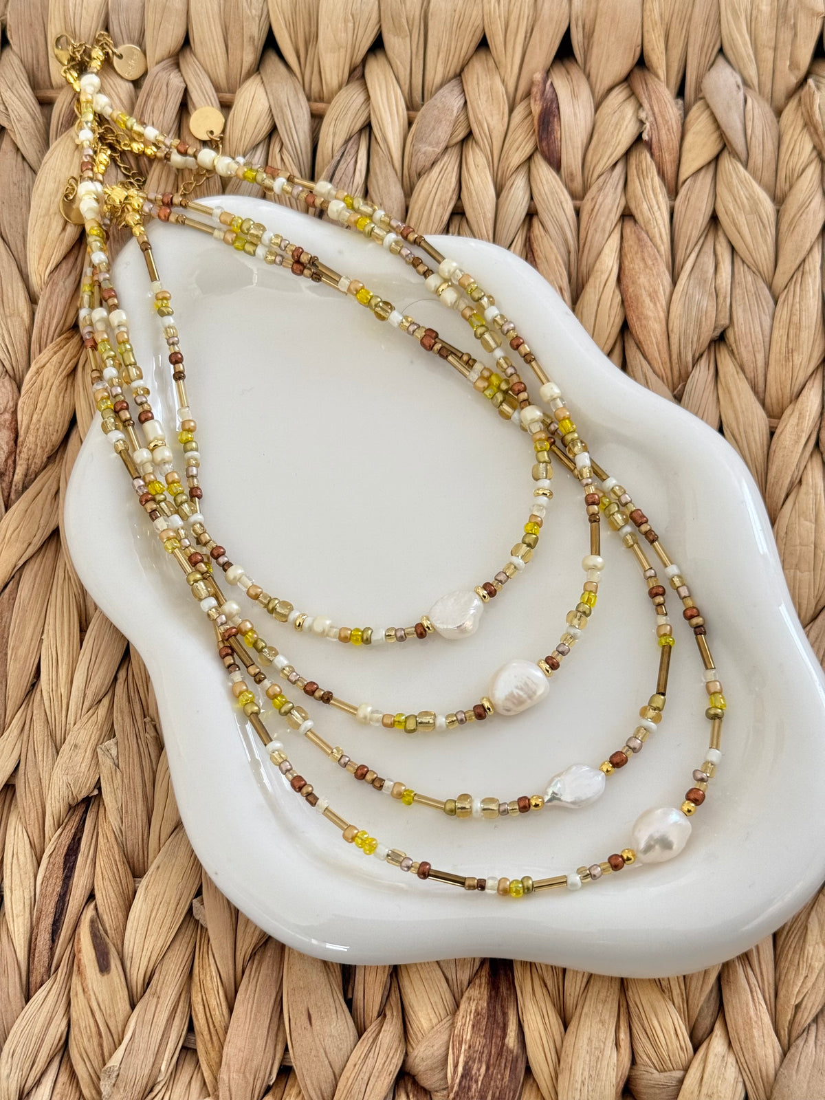 Fall tones necklace