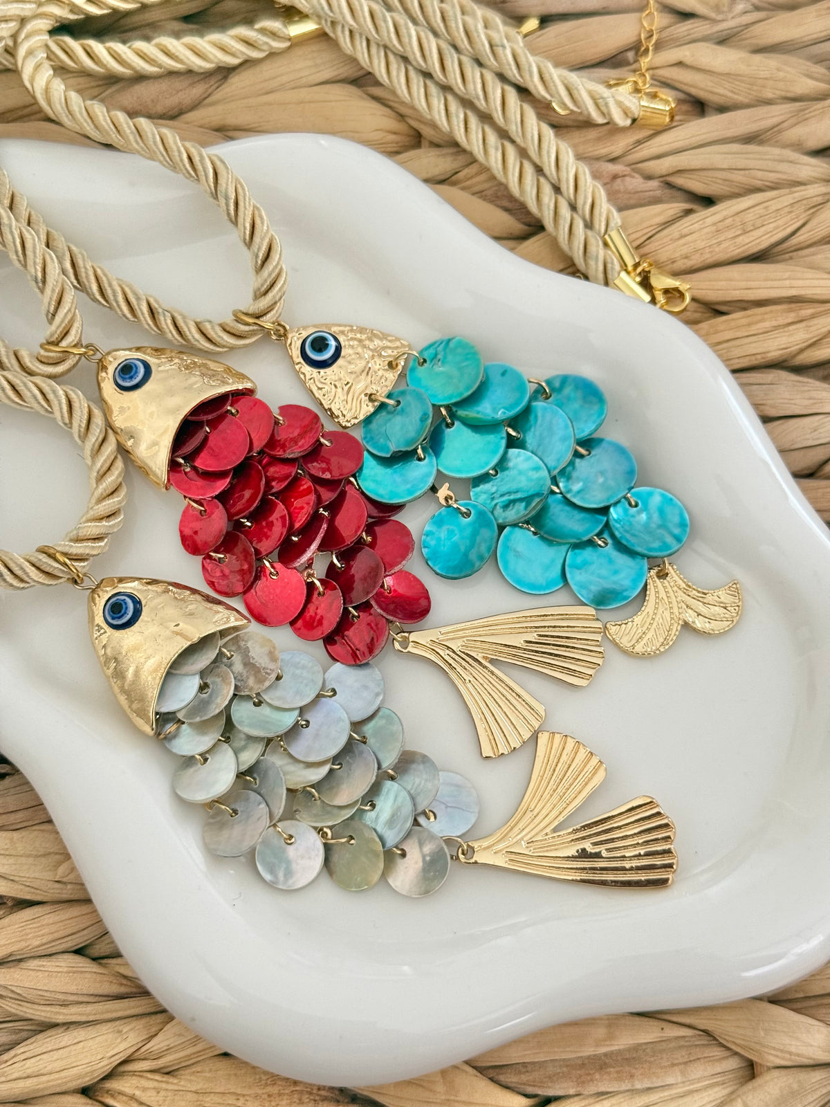 Colorful fish in nacar